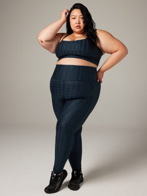 Band-It Houndstooth Low-Impact Sports Bra