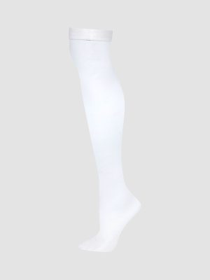 Centre Fold Thigh-High Stay-Up Stockings