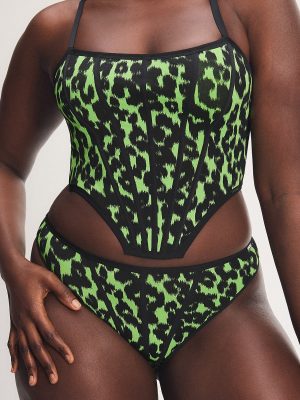 City Kitty High-Leg Bikini Panty