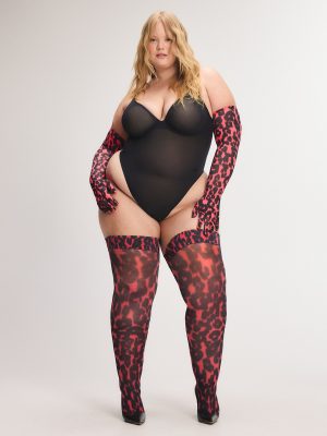 City Kitty Thigh-High Stay-Up Stockings