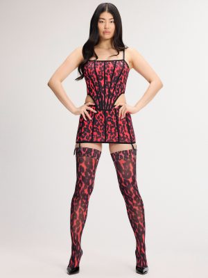 City Kitty Thigh-High Stay-Up Stockings