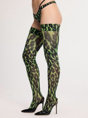 City Kitty Thigh-High Stay-Up Stockings
