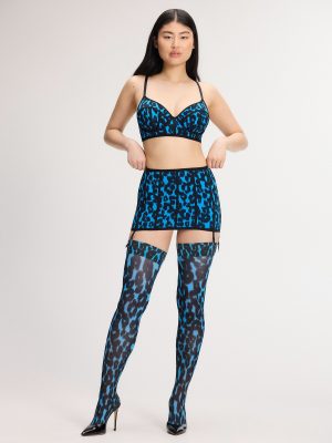 City Kitty Thigh-High Stay-Up Stockings
