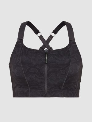 Cool Curves High-Impact Zip-Up Sports Bra
