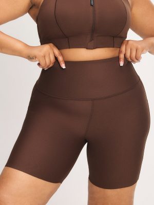 Cool Curves High-Waist Pocket Bike Short