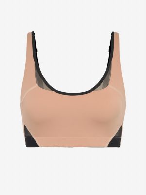 Cool Curves Medium-Impact Mesh-Trim Sports Bra