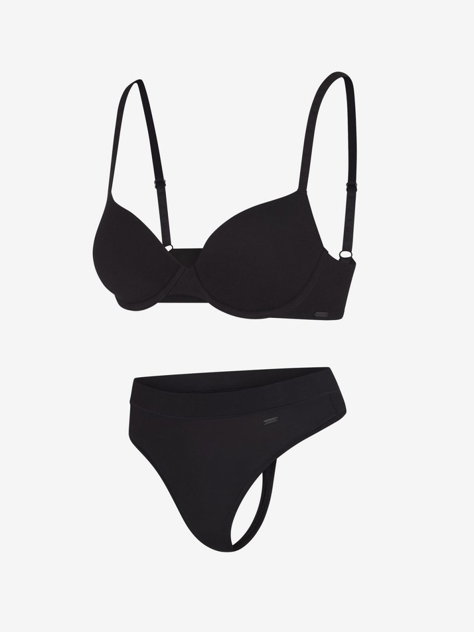 Cotton Essentials Demi Bra 2-Piece Set