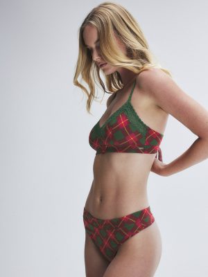 Cotton Essentials Tie-Dye Thong Panty