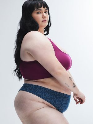 Cotton Essentials Tie-Dye Thong Panty