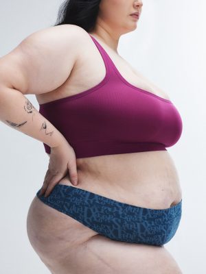 Cotton Essentials Tie-Dye Thong Panty