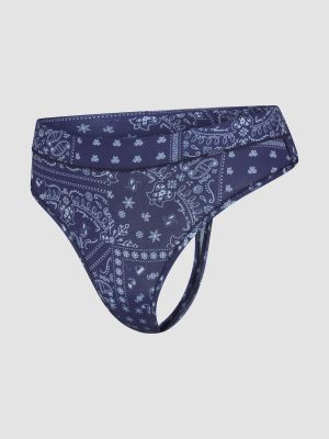 Cotton Essentials Tie-Dye Thong Panty