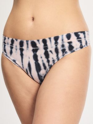 Cotton Essentials Tie-Dye Thong Panty