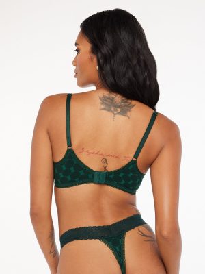 Cotton Essentials Lace-Trim Unlined Bra