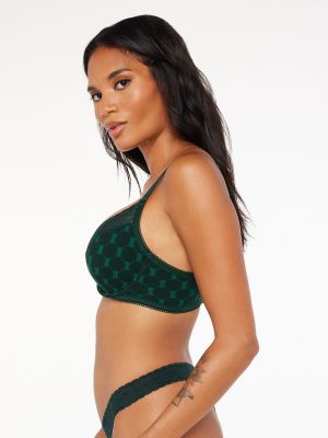 Cotton Essentials Lace-Trim Unlined Bra