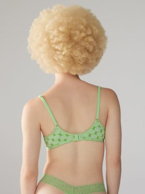 Cotton Essentials Lace-Trim Unlined Bra