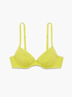 Cotton Essentials Lace-Trim Unlined Bra