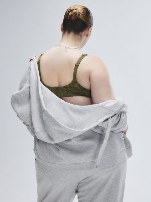 Essential Fleece Logo Graphic Zip-Up Hoodie