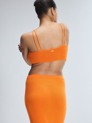 Featherweight Knit Twist Top