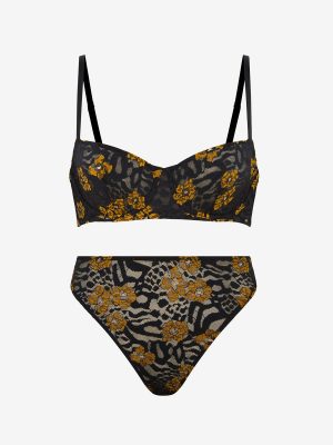 Feline Floral 2-Piece Set