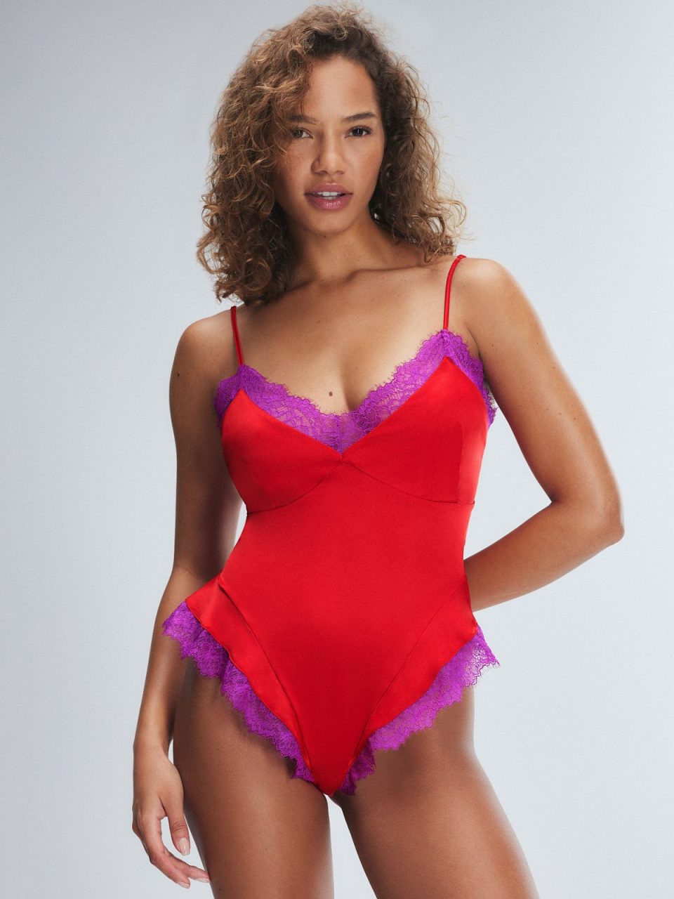 Nite Shade Lace-Trim Sleep Teddy