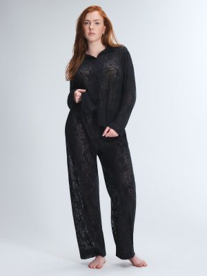 Floral Burnout Sleep Pant