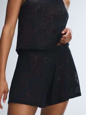 Floral Burnout Sleep Short