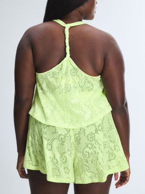 Floral Burnout Sleep Short