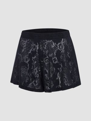 Floral Burnout Sleep Short