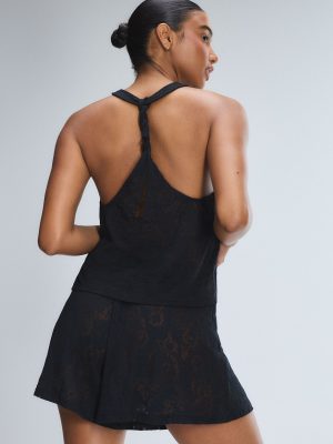 Floral Burnout Sleep Twist Tank