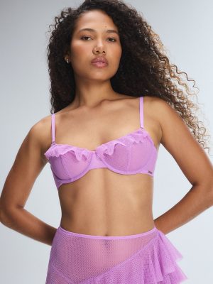 For The Frills Unlined Balconette Bra