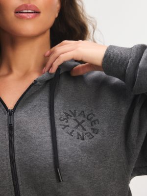 Forever Savage Hooded Onesie