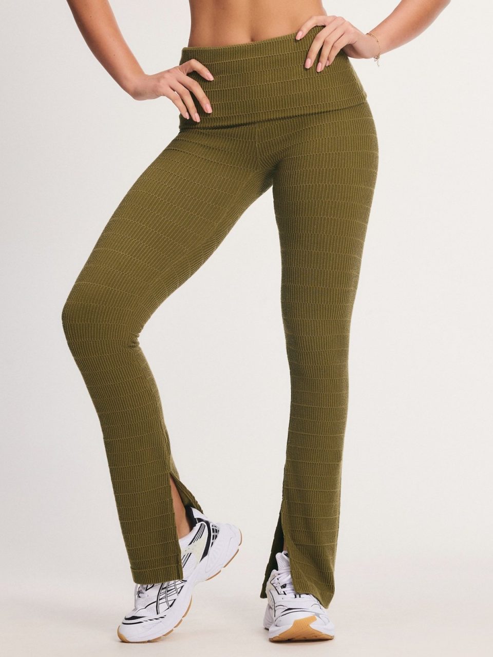Frame Work Jacquard Slit Legging