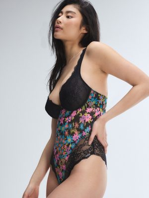 Hopelace Romantic Plunge Underwire Teddy