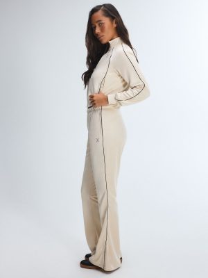 Hot Track Piped Flare Pant