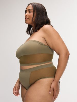 In The Spotlight Sheer Unlined Bandeau Bralette