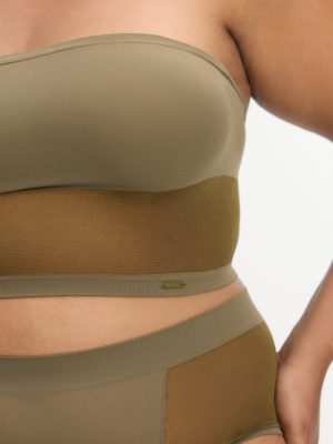 In The Spotlight Sheer Unlined Bandeau Bralette