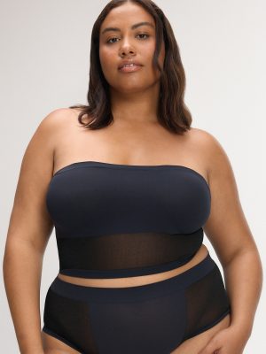 In The Spotlight Sheer Unlined Bandeau Bralette