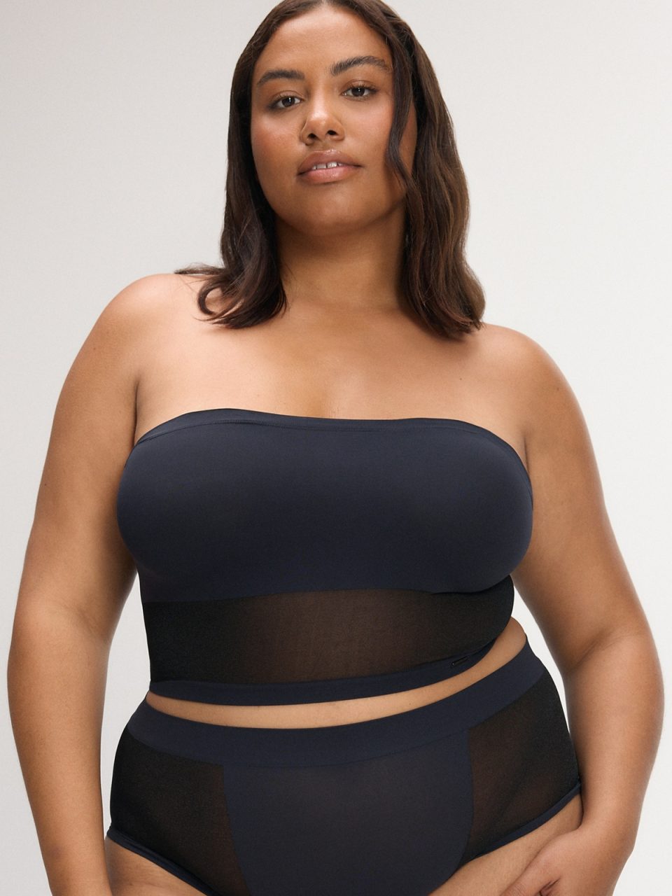 In The Spotlight Sheer Unlined Bandeau Bralette