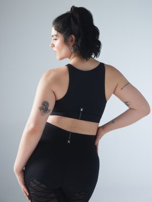 Lace Up Low-Impact Sports Bra