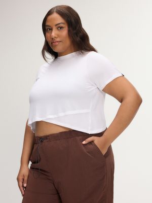 Light Layer Crossover Crewneck Tee