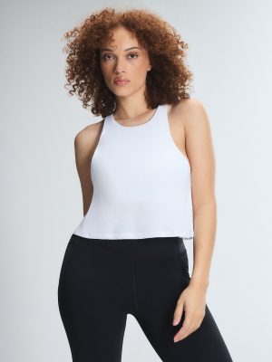 Lit Luster Crop Shelf Bra Tank