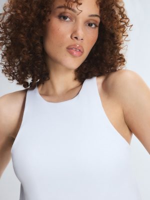 Lit Luster Crop Shelf Bra Tank