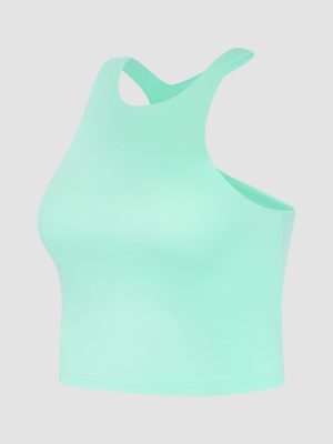 Lit Luster Crop Shelf Bra Tank