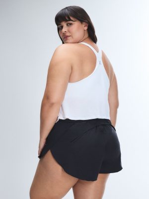 Lit Luster Crop Shelf Bra Tank