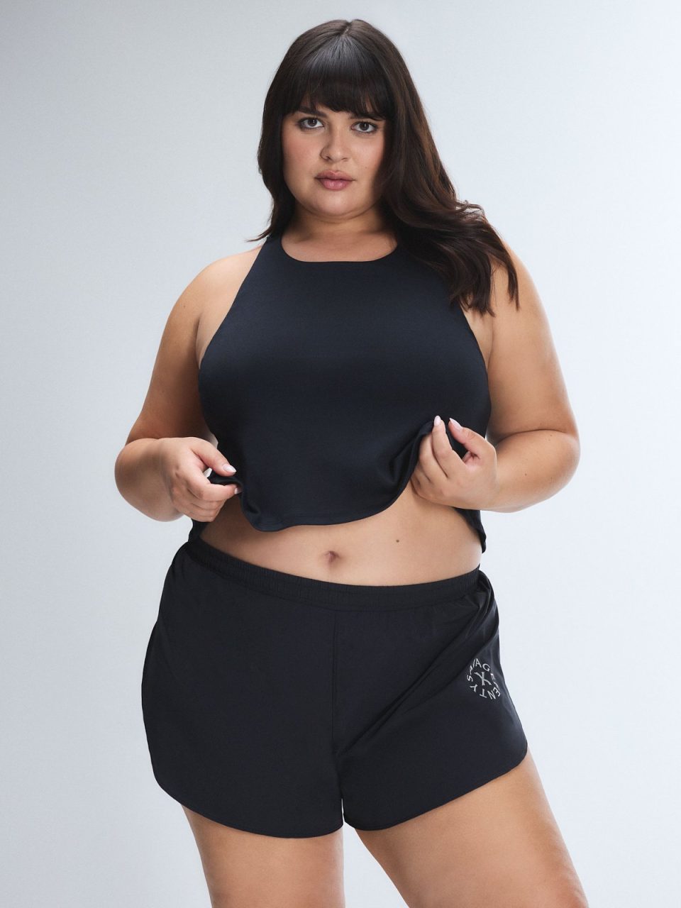 Lit Luster Crop Shelf Bra Tank