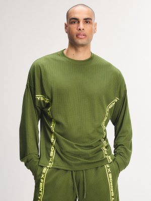 Mesh Long-Sleeve Top