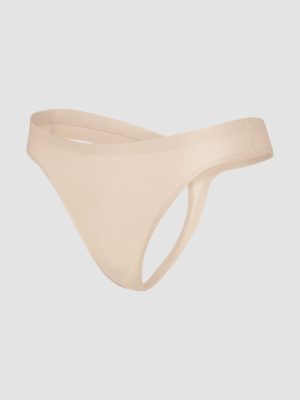 NEW Microfiber No-Show Thong Panty