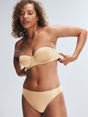 NEW Microfiber Strapless Bra
