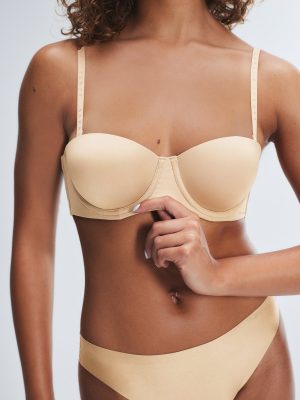 NEW Microfiber Strapless Bra