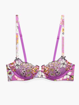 Mod Poppy Unlined Lace Balconette Bra